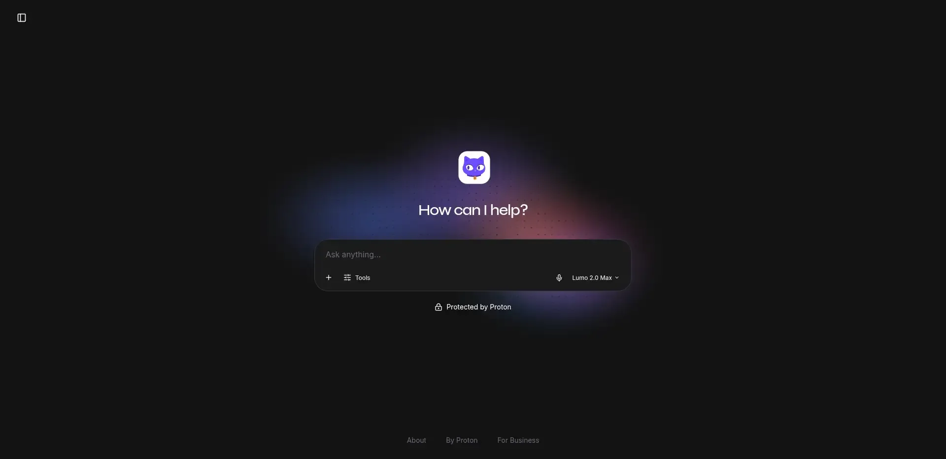Proton Lumo chat interface